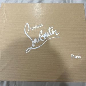 Christian Louboutin red bottom leopard print boots. Brand new never worn. Size 6